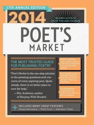 cover image of 2014 Poet's Market